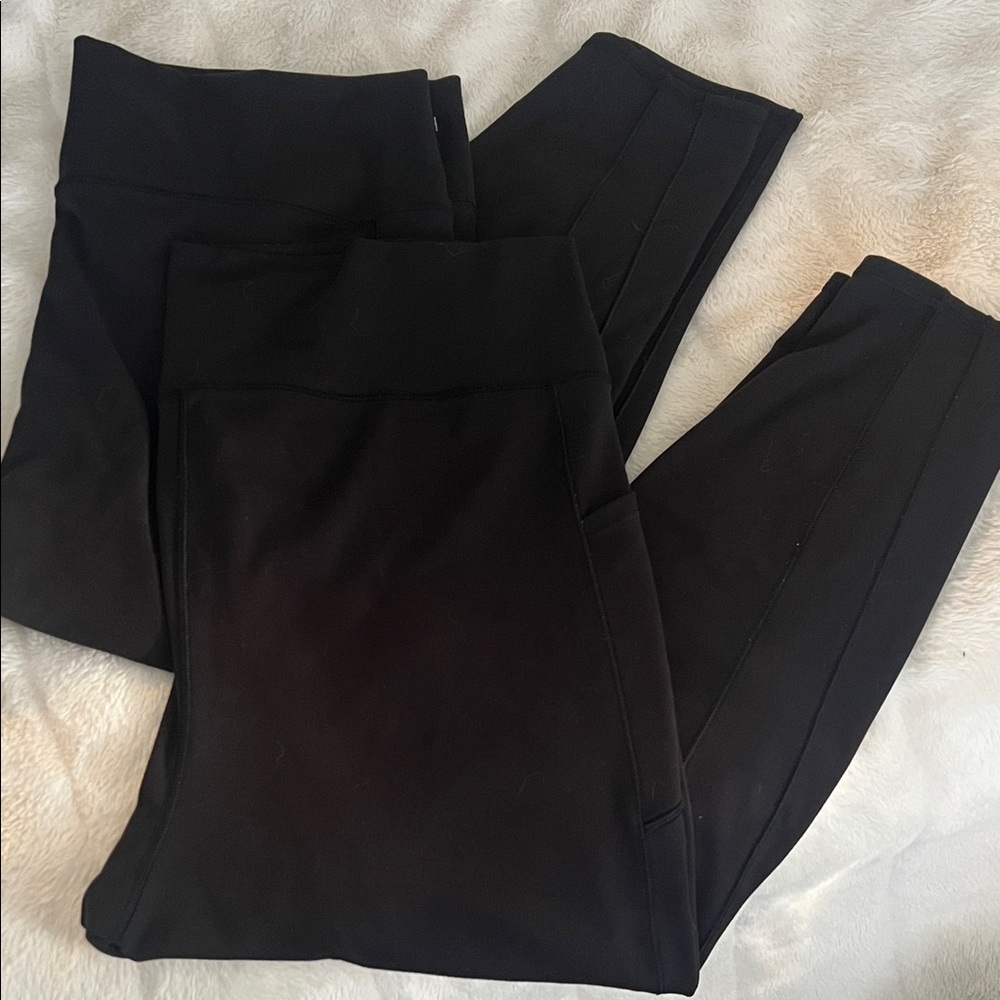 GAPFit Women's Power Move High Rise Ankle Leggings, black - 2 pairs